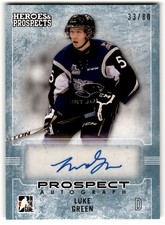 Luke Green 2014-15 In The Game Heroes & Prospects Silver Auto /80 #PA-LG1