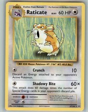 Raticate 67/108 Rare Evolutions Pokemon HP
