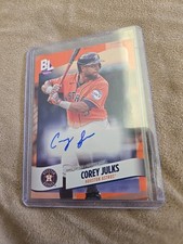 2024 Topps Big League Corey Julks Electric Orange Auto #BEO-CJU Astros 