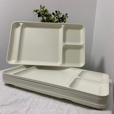 Tupperware Cream Colored Dinner Trays 1535-4 ...