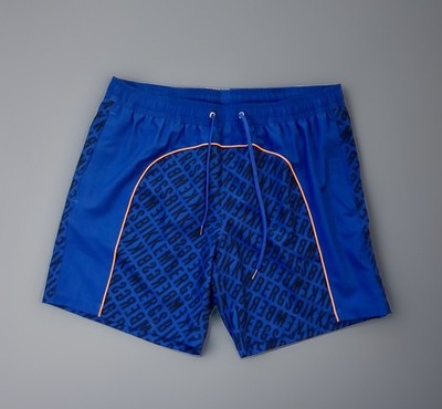 BIKKEMBERGS Herren  Badeshorts Gr XL Shorts Bermudas  Blau Sehr Gut