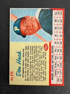 1962 Post Don Hoak #171 - 50% off 5 or more under $5