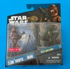 STAR WARS CLONE WARS SPECIAL OPS CLONE TROOPER & GEONOSIAN DRONE TRIPOD CANNON