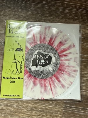Poison Idea   Getting The Fear LP USED Vinyl VG+/Generic Sleeve Color Vinyl