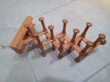 Expanding Tie Rack made by Swank. Wooden Wall Mount Tie Rack. Free Shipping.