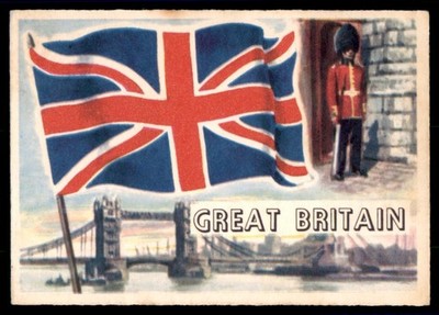 GREAT BRITAIN 1956 A & BC FLAGS OF THE WORLD - MINI #26