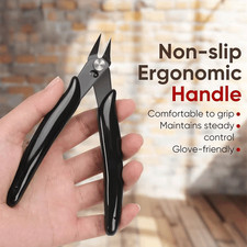 5x Flush Side Cutter Precision Shear Wire Snips Pliers Tool Diagonal Mini Cutter