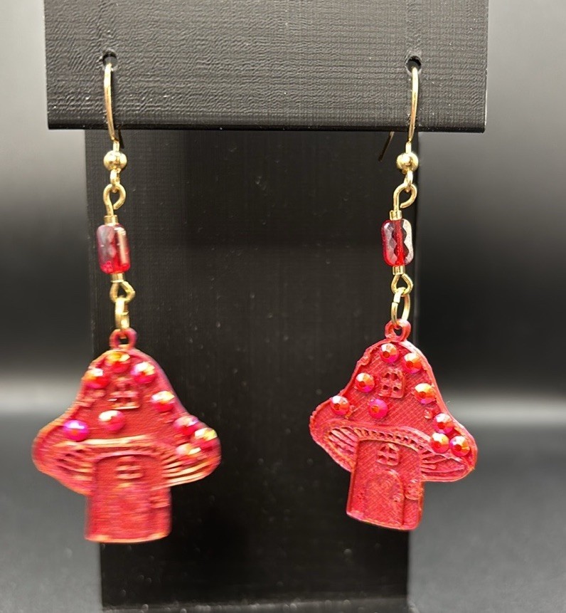 Mushroom Cottage Earrings