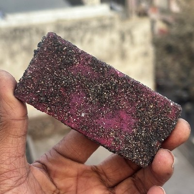 468.30 Ct Natural Ruby Red Uncut Huge Rough CERTIFIED Gemstone For Collectors