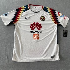 Nike Club America 2017 Away Jersey XL White Huawei Home Depot Soccer Shirt NWT