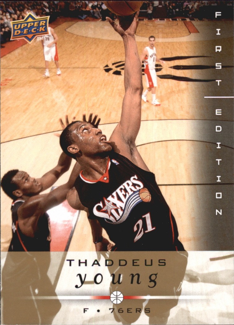 2008-09 Upper Deck First Edition Gold #145 Thaddeus Young - BSK
