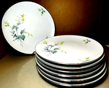 Konigl. Pr. Tettau~Bavaria Germany Gegr. 1794 (6) Six 9 3/4" Dinner Plates RARE!