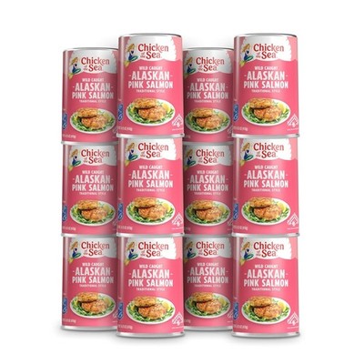 Chicken of the Sea Traditional Style Alaskan Pink Canned Salmon, 14.75 Ounce