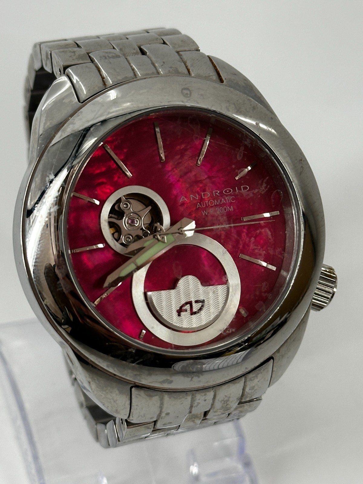 Android AD803 Open Heart Automatic Stainless Stee… - image 1