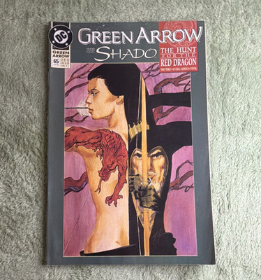 Green Arrow #65 DC Comics 1992 Modern Age Shado Red Dragon The Hunt