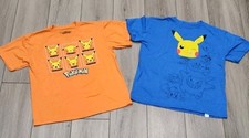 2 Pok mon Graphic Tshirts Youth Size M Pikachu Charmander Squirtle
