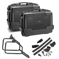 Kappa Seitentaschen Mit Rahmen KGR33NN - Honda Nc 750 X 2021 2022 Schwarz 33LT