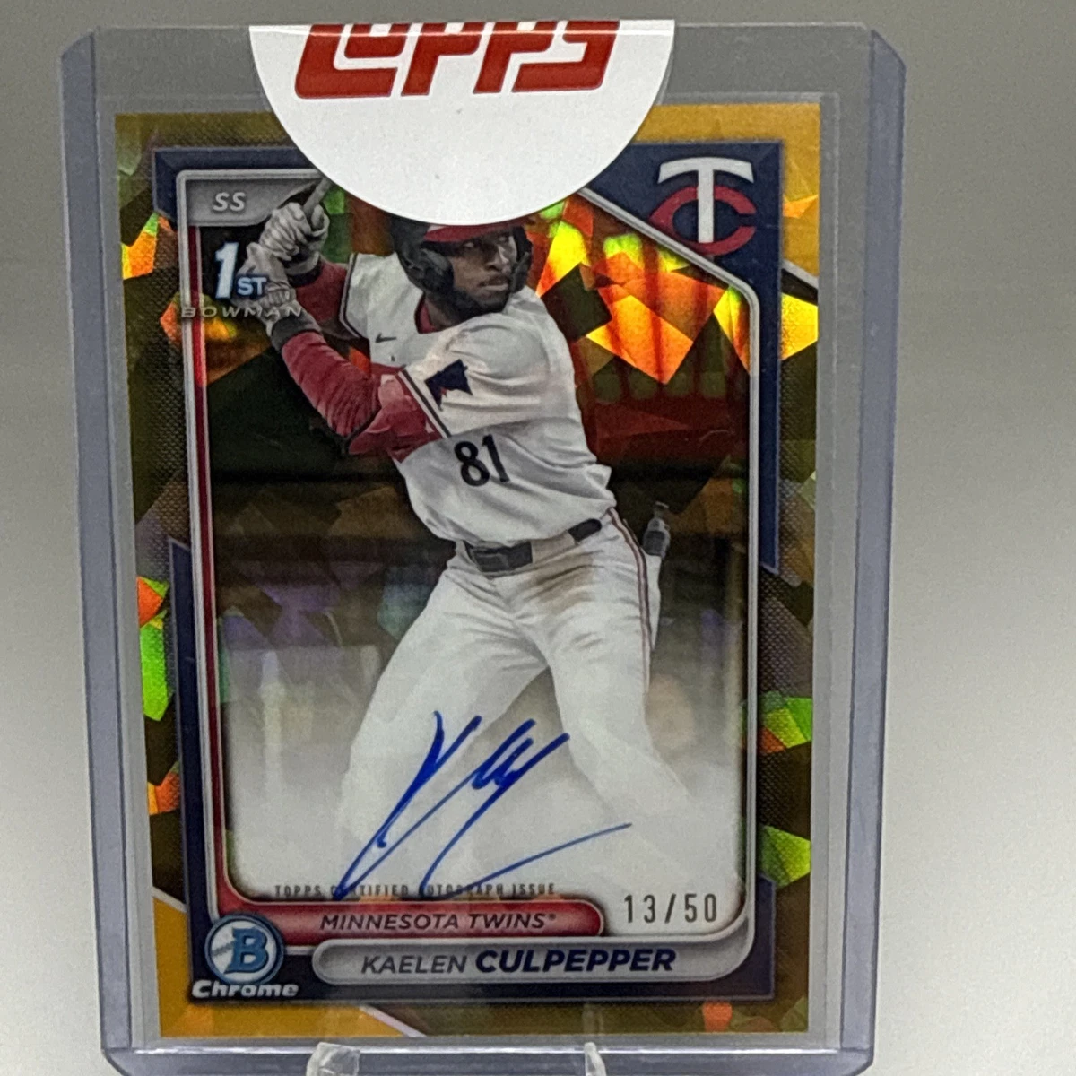 Bowman Baseball Minnesota Autographed Twins Sports Trading Cards 