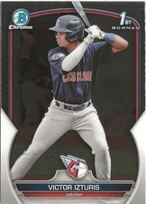 2023 Bowman Chrome Victor Izturis RC Rookie #BCP-175 Cleveland Guardians