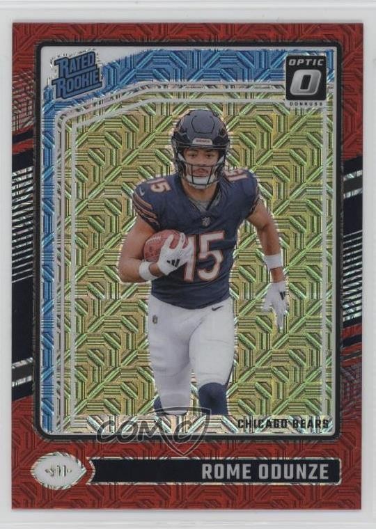 2024 Panini Donruss Optic Rated Rookie Red Mojo Prizm Rome Odunze #286 1o2