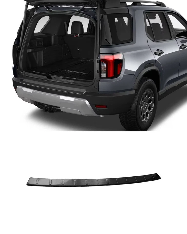For Honda Passport 2026 Accessories Rear Bumper Protector Black Steel Cover Trim Foto 3 de 4