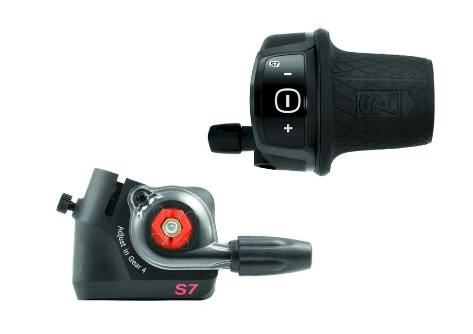 SunRace Drehgriffschalter DLM400 7-fach für Sram S7 Fahrrad Gangschaltung - Bild 1 von 1