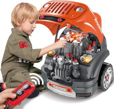 Toys Gifts for 3 4 5 6 7 8 Years Old Boys, Large Truck Engine Toys for Kids 3-8