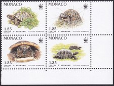 Principauté de Monaco  Bande timbre   neuf** N° 1805 à 1808 / 1991