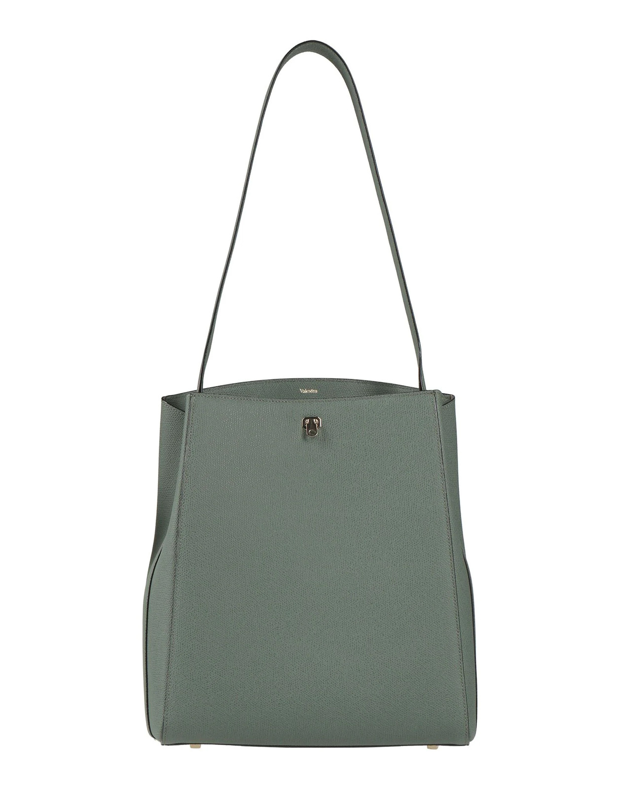 Valextra - Women - Pebbled-leather Tote - Sage green