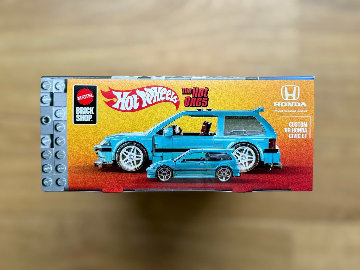 Mattel Brick Shop Hot Wheels Speed Series Custom '90 Honda Civic
