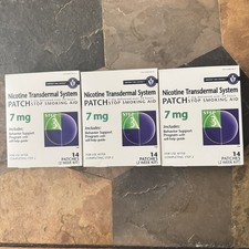 Habitrol Nicotine Transdermal System Patch 7 MG Step 3 14 Patches / 3 Pack.