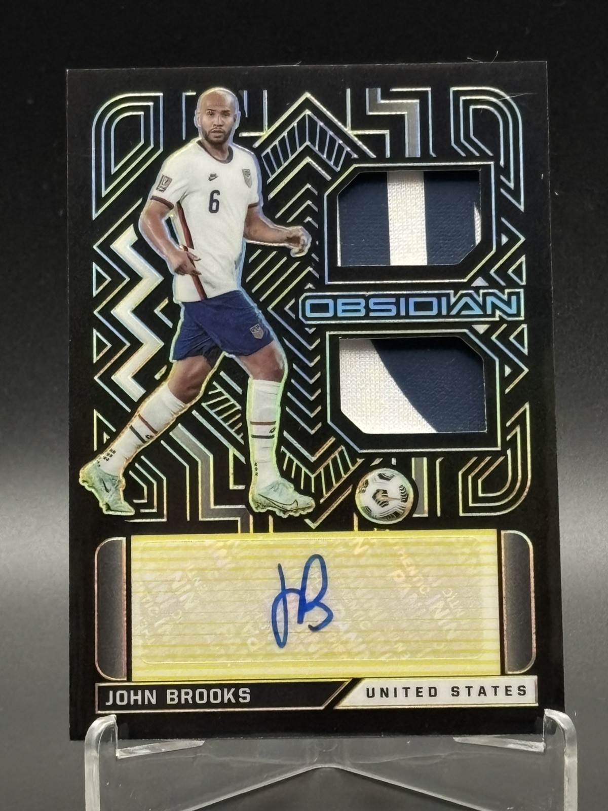 JOHN BROOKS AUTOGRAPH 2 COLOR DUAL PATCH /10 2021 Obsidian | USMNT