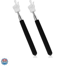 2Pcs Telescopic Teachers Pointer, Extendable Hand Pointer Finger Pointer Stic...
