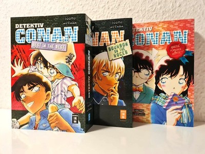 Detektiv Conan Set: Bourbon on the rocks + Best in the West + Romance 1. Auflage