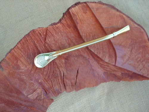 ARGENTINA MATE GOURD YERBA TEA WITH STRAW BOMBILLA SET Engraving Gaucho, - Picture 8 of 13