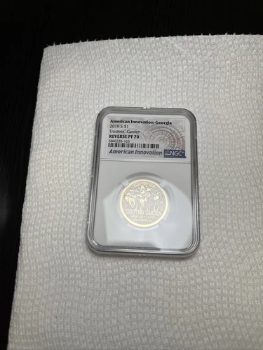 2019 American Innovation Dollar REV PF70 Georgia Trustees Garden NGC Certified