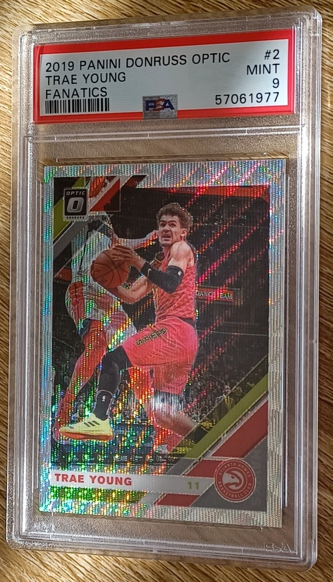 2019-20 Panini Donruss Optic Fanatics Wave Prizm Trae Young 2019-20 Panini Donruss Optic Fanatics Wave Prizm Trae Young