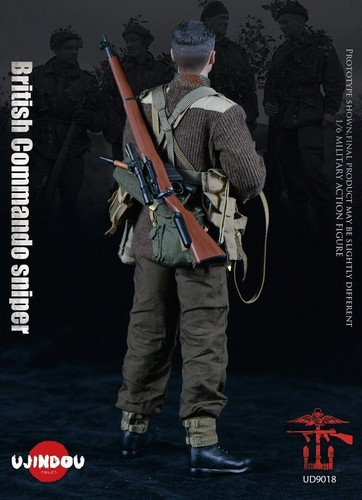 UJINDOU UD9018 WWII British Commando Sniper 1944 1/6 Action Figure Gift - Picture 17 of 20