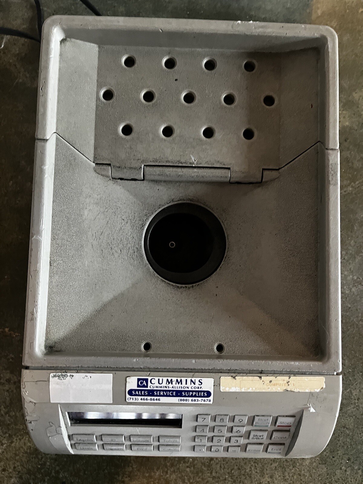 Cummins Allison JetSort 1606 Coin Sorting Machine Counter Tested And