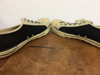 Rare Vintage 60s 70s Shell Toe Pro Keds Leather Canvas Low