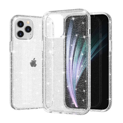 Glitzer SCHUTZHÜLLE FÜR IPHONE 14 | PLUS | PRO | PRO MAX BROKAT HANDY CASE COVER
