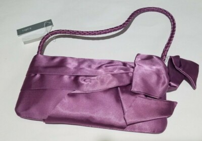 mauve evening bag
