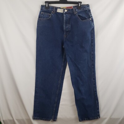 EZEKIEL DENIM STAR BUTTON FLY JEANS WOMEN'S SIZE 33 (32X29