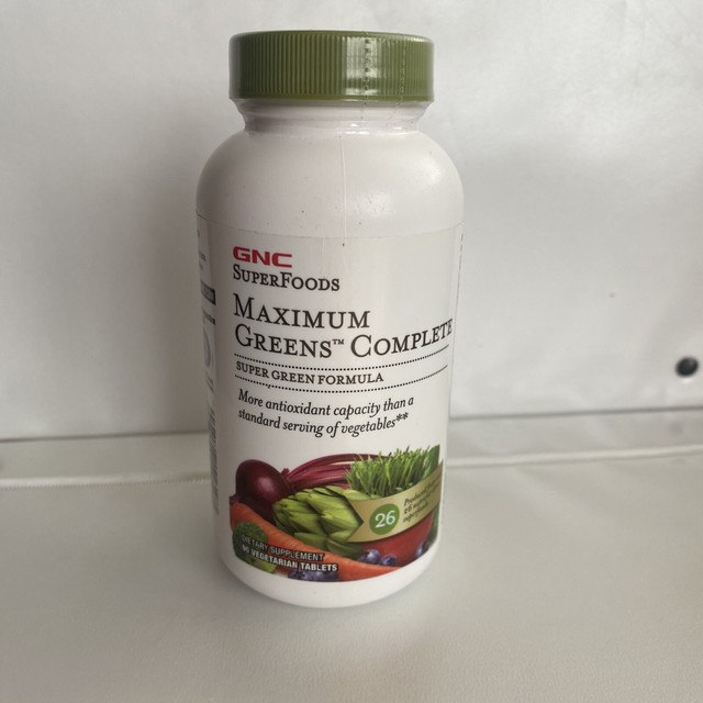 2 X GNC Superfoods MAXIMUM Greens Complete 90 Tablets for sale online