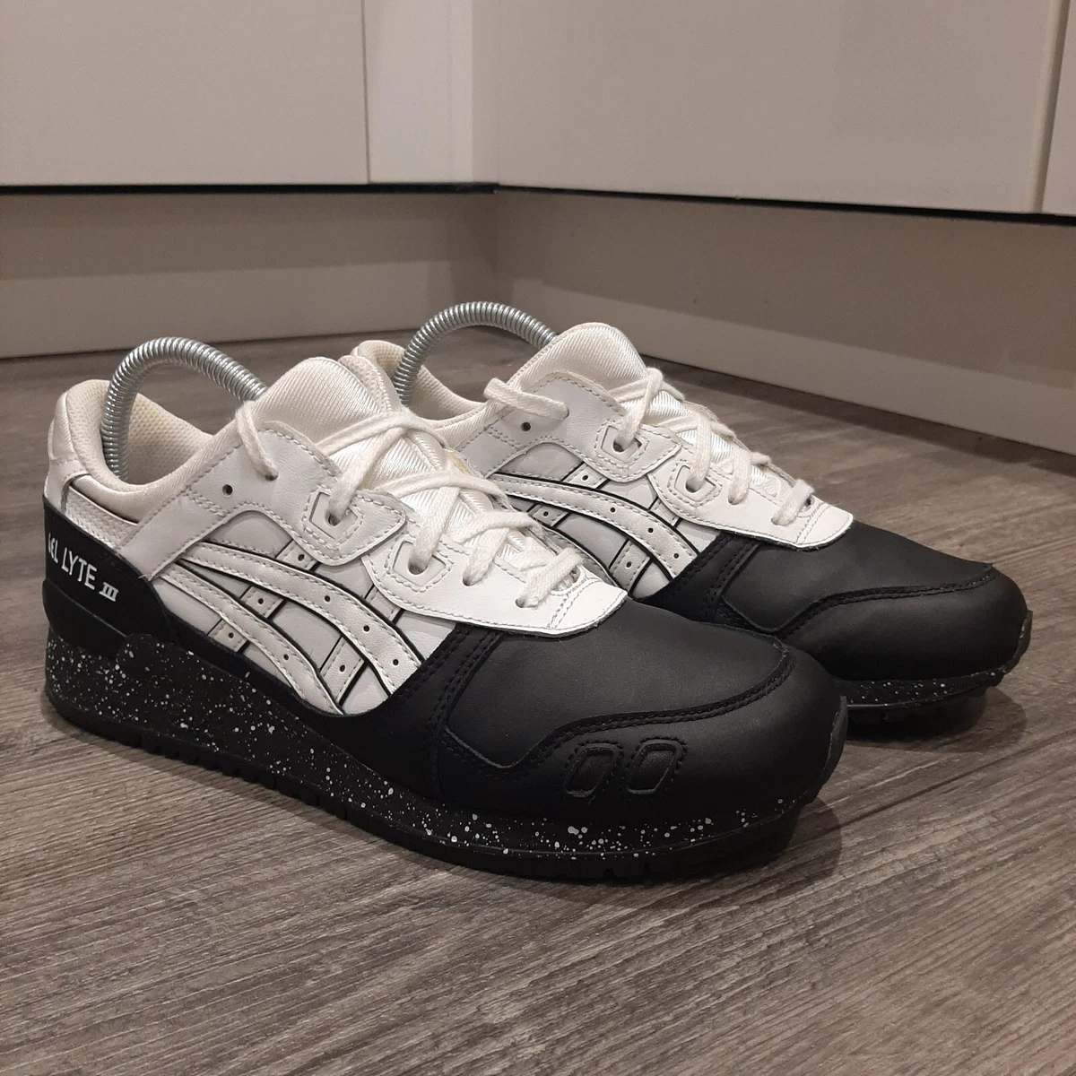 ASICS GEL Lyte III Oreo Pack Black White Trainers H6T1L 0101 Size UK 7