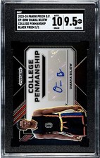 2023-24 Panini Prizm Omaha Biliew College Penmanship Black Prizm 1/1 - SGC 9.5