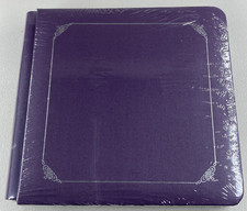 NEW Creative Memories 7x7 Purple Plum Album With Silver Trim  12 Pages In Book