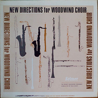 NEW DIRECTIONS FOR WOODWIND CHOIR-NM196?LP Bundy Woodwind Ensemble