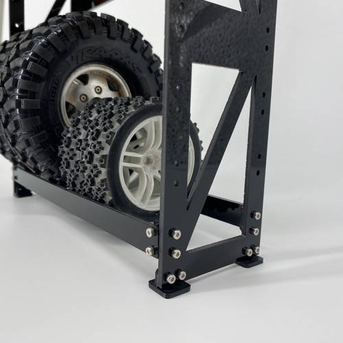 Spare Tire Tyre Rack Storage Holder Garage Shelf RC Garage Accessories Diorama - Picture 8 of 8