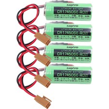 4 x SANYO CR17450SE-R 3V PLC Battery with Resistance For FANUC A98L-0031-0012 US